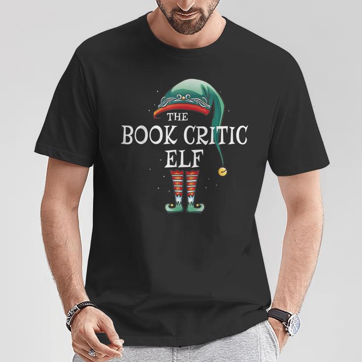 Book Critic Elf Job Christmas T-Shirt Unique Gifts