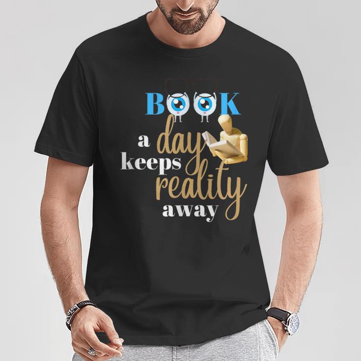 A Book A Day Keeps Reality Away Keep Your Day Dream T-Shirt Unique Gifts A Book A Day Keeps Reality Away Keep Your Day Dream T-Shirt Unique Gifts