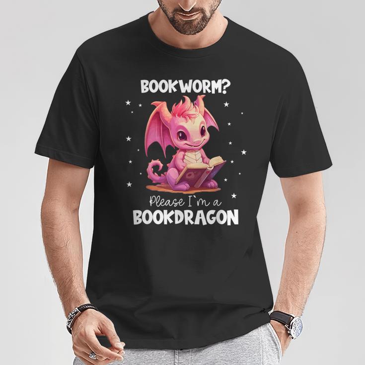 I Am The Book Dragon Bookworm Reading Book Lover T-Shirt Unique Gifts