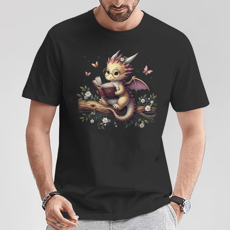 Book Dragon T-Shirt Unique Gifts