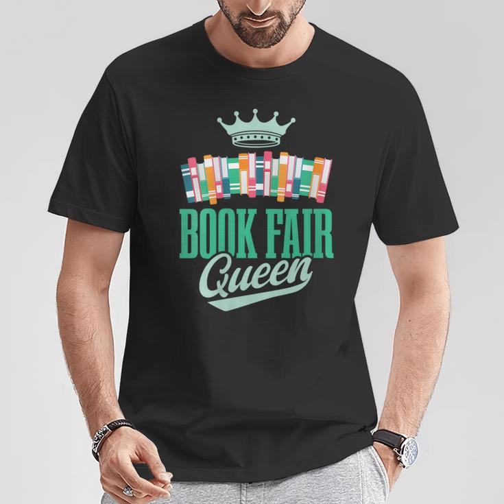 Book Fair Queen Literature School Book Fair Event T-Shirt Unique Gifts