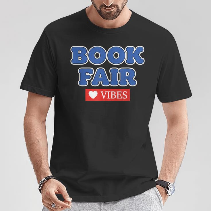 Book Fair Vibes Kids Retro Book Fair Book Lover T-Shirt Unique Gifts