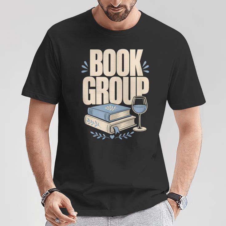 Book Group Reader Club Crew Cozy Nights Book Club T-Shirt Unique Gifts