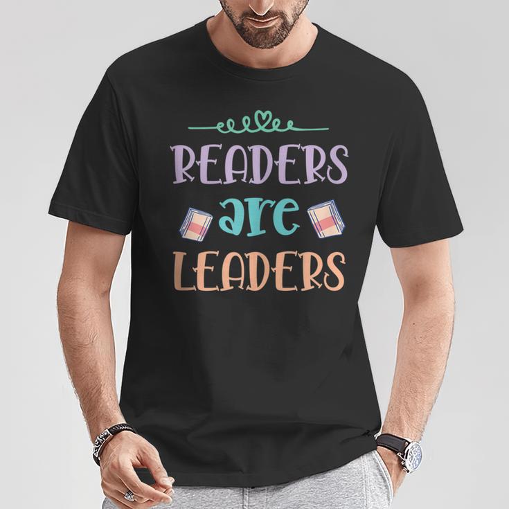 Book Lovers Shirt Reading Lover Shirt Readers Are Leaders T-Shirt Unique Gifts