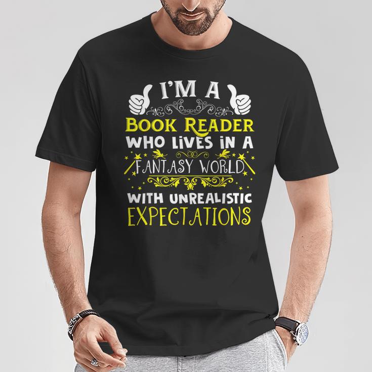Im a Book Reader Fantasy World Funniest Design T-Shirt Unique Gifts Im a Book Reader Fantasy World Funniest Design T-Shirt Unique Gifts