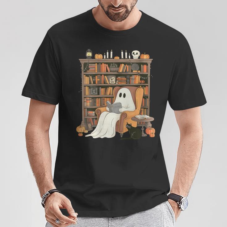 Bookish Ghost Haunted Library Cat Bookworm Book Lover T-Shirt Unique Gifts Bookish Ghost Haunted Library Cat Bookworm Book Lover T-Shirt Unique Gifts