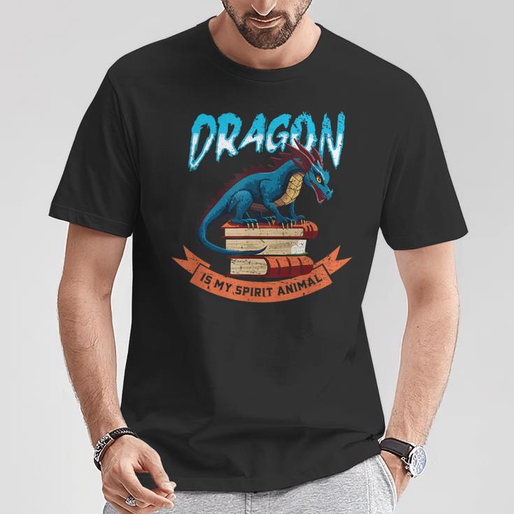 Booknerd Easily Distracted By Dragons And Books Dragon Lover T-Shirt Unique Gifts