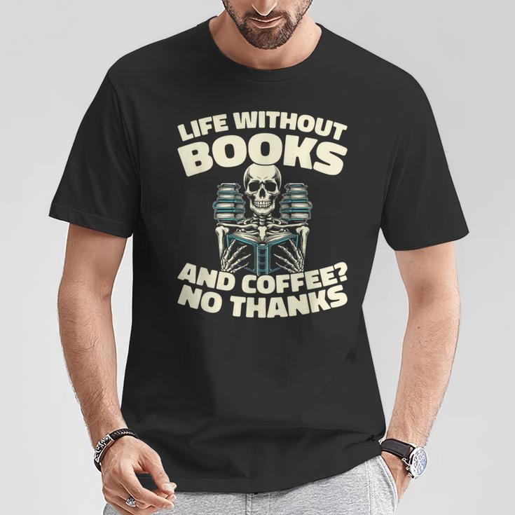Books Bibliophile Librarian Library Literature Bookworm T-Shirt Unique Gifts