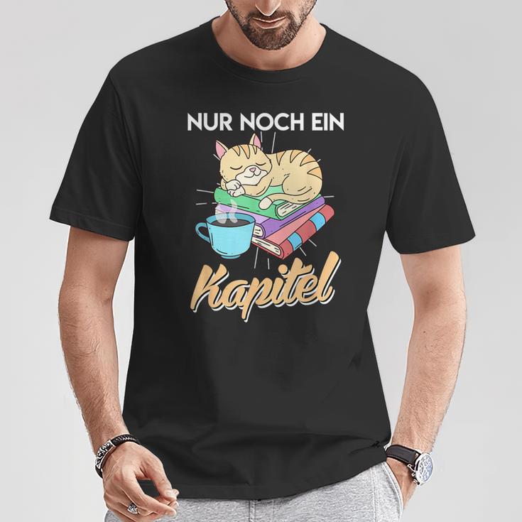 Books And Cats Saying Just One More Chapter T-Shirt Unique Gifts