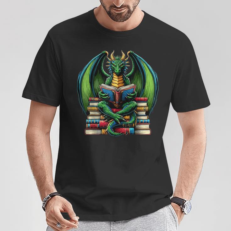 Books Dragon Reading Book T-Shirt Unique Gifts Books Dragon Reading Book T-Shirt Unique Gifts