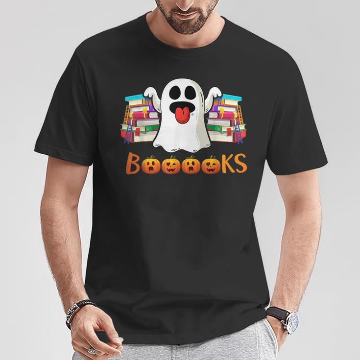 Books Lovers Boo Scary GhostShirt T-Shirt Unique Gifts