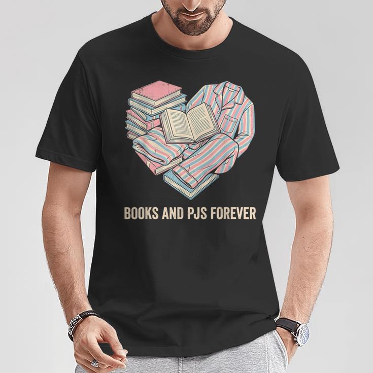 Books And Pajamas Reading Bedtime T-Shirt Unique Gifts