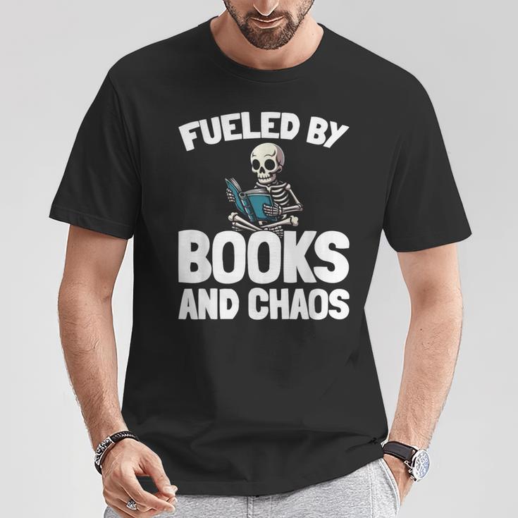 Books Writer Library Bibliophile Literature Novel Bookworm T-Shirt Unique Gifts