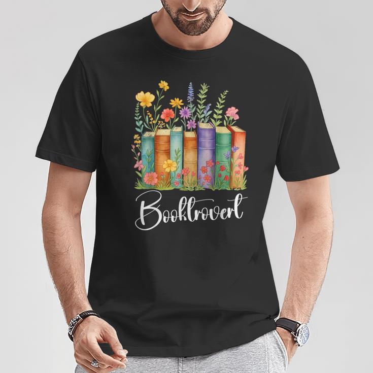 Booktrovert Book Reader Book Nerd Book Reading Lover T-Shirt Unique Gifts