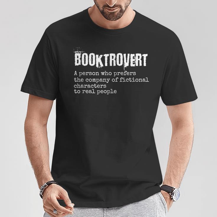 Booktrovert Reading Book Lover T-Shirt Unique Gifts