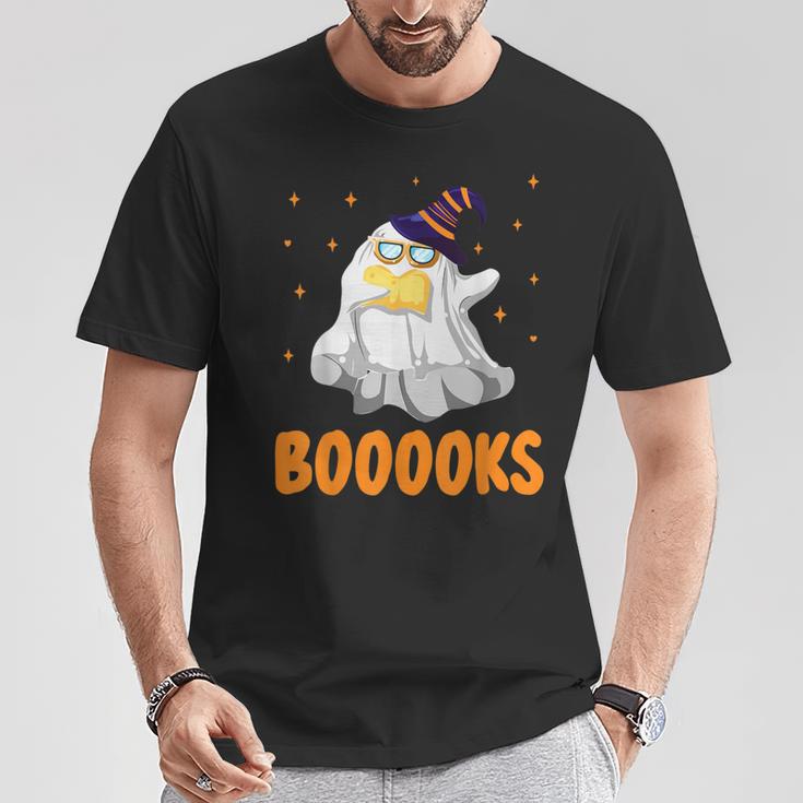 Booooks Funny Halloween Cute Ghost Book Reading T-Shirt Unique Gifts Booooks Funny Halloween Cute Ghost Book Reading T-Shirt Unique Gifts