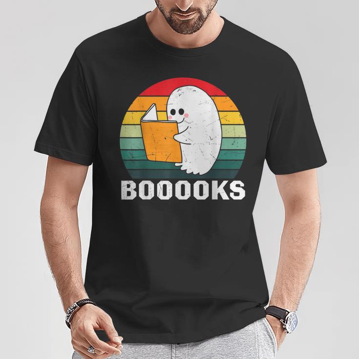 Booooks Funny Halloween Ghost Books For Bookworm Readers T-Shirt Unique Gifts Booooks Funny Halloween Ghost Books For Bookworm Readers T-Shirt Unique Gifts