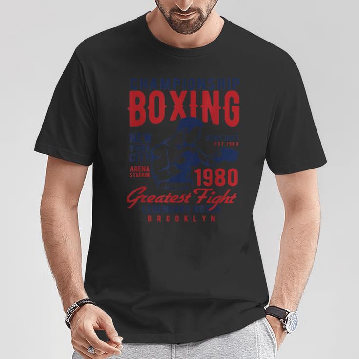 Boxing 伝説のボクサー 最大の戦い チャンピオンシップ ボクシング Tシャツ 面白い贈り物