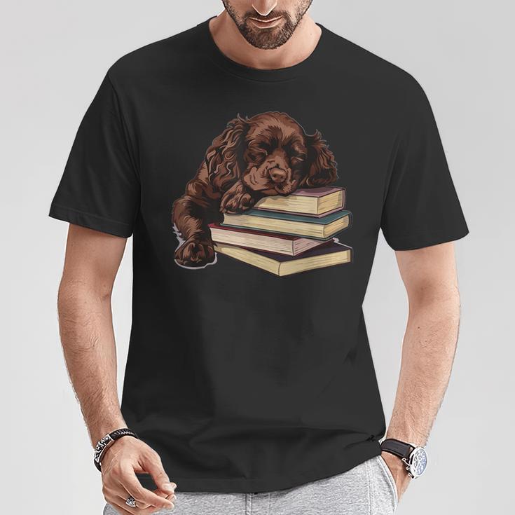 Boykin Spaniel Books Dog Breed Graphic T-Shirt Unique Gifts