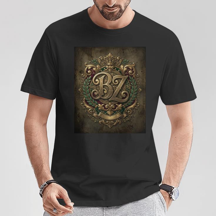 Bz イニシャル B Z 名前 名前 オノマティックス オノマトロジー 長袖tシャツ Tシャツ 面白い贈り物