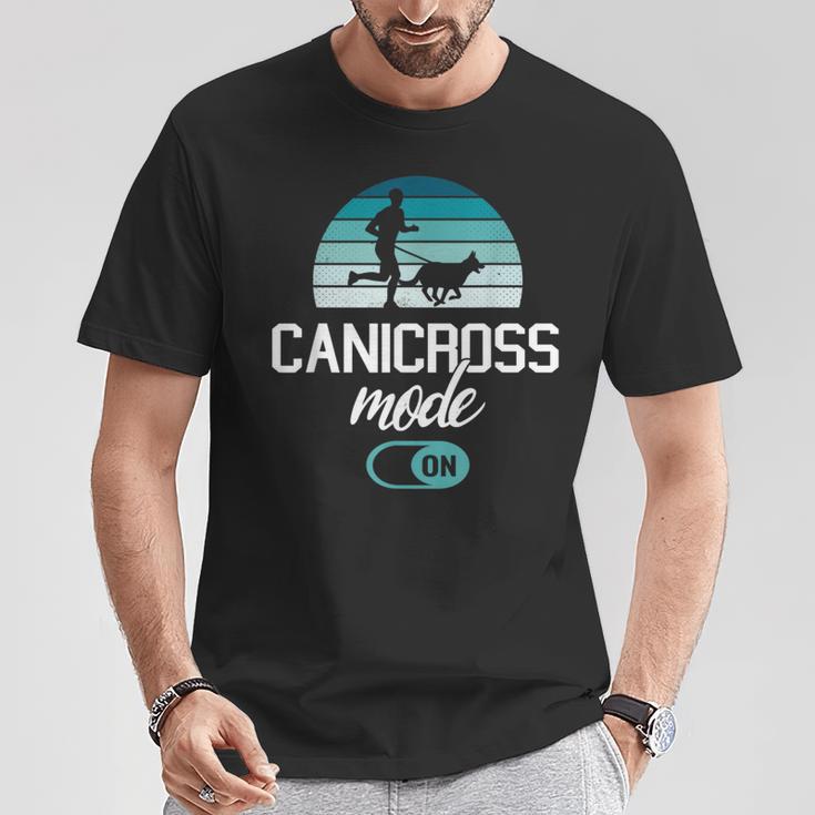 Canicross Runner 犬 トレイルランニング Tシャツ 面白い贈り物