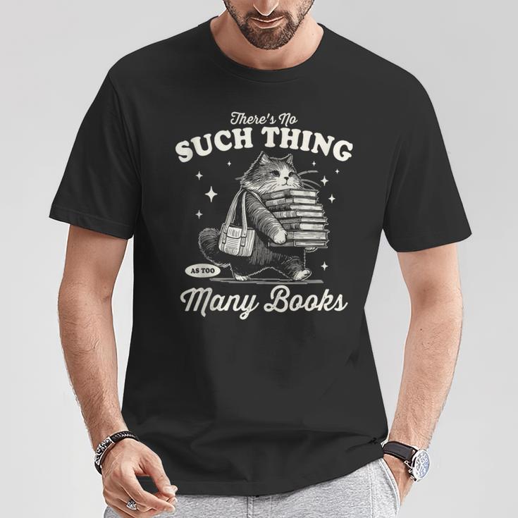 Cat Book Lover Reading Quote T-Shirt Unique Gifts