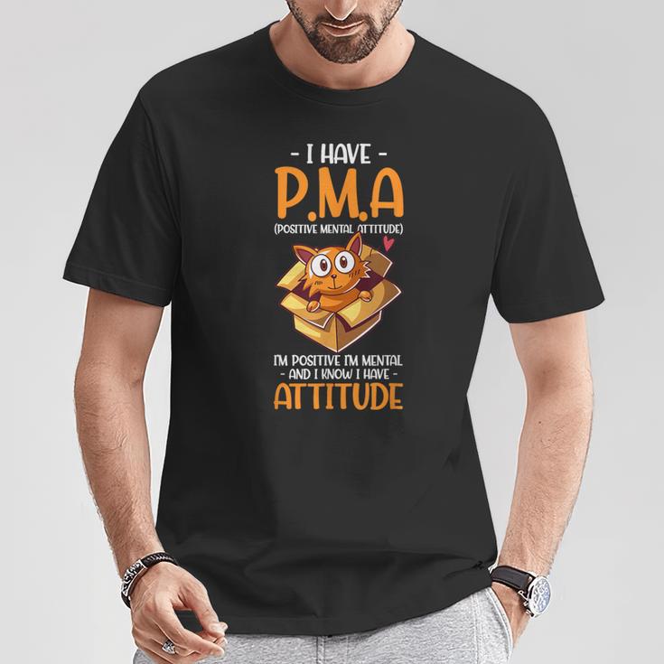 Cat I Have Pma ポジティブメンタルアティチュード Pma Tシャツ 面白い贈り物