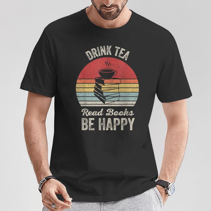 Catch Some Rays Vintage Retro Drink Tea Read Books Be Happy Adult T-Shirt Unique Gifts Catch Some Rays Vintage Retro Drink Tea Read Books Be Happy Adult T-Shirt Unique Gifts