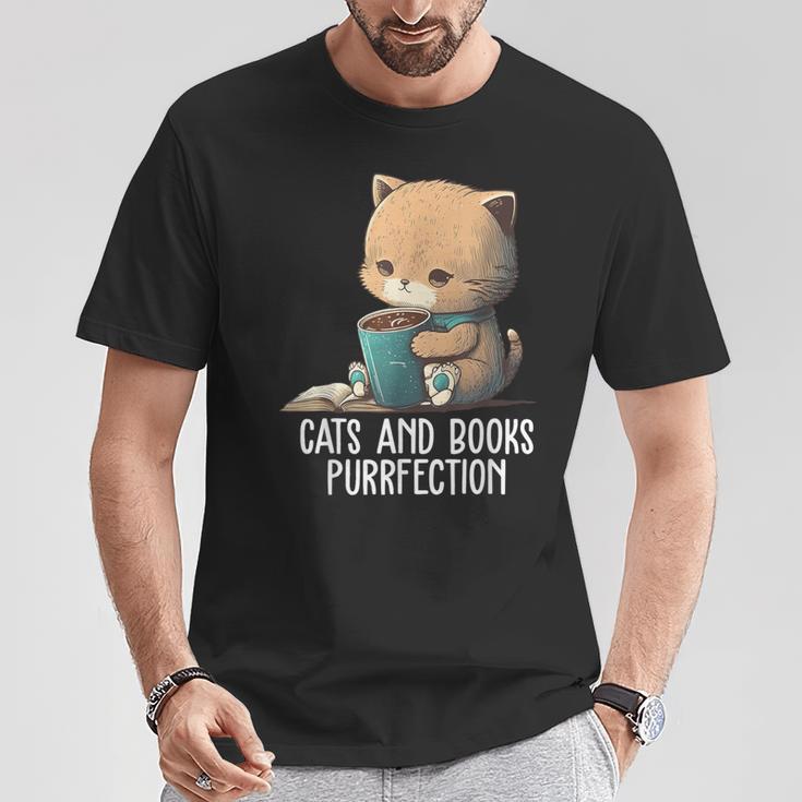 Cats And Books Purrfection Book Lover Book Nerd Librarian T-Shirt Unique Gifts Cats And Books Purrfection Book Lover Book Nerd Librarian T-Shirt Unique Gifts