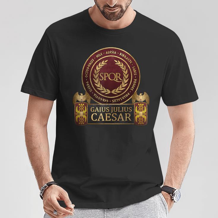 Cayo Julio César Batallas De La Antigua Roma Camiseta unisex Regalos divertidos