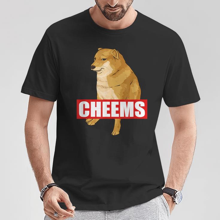 Cheems Dog おもしろ柴犬ダンクミーム Tシャツ 面白い贈り物