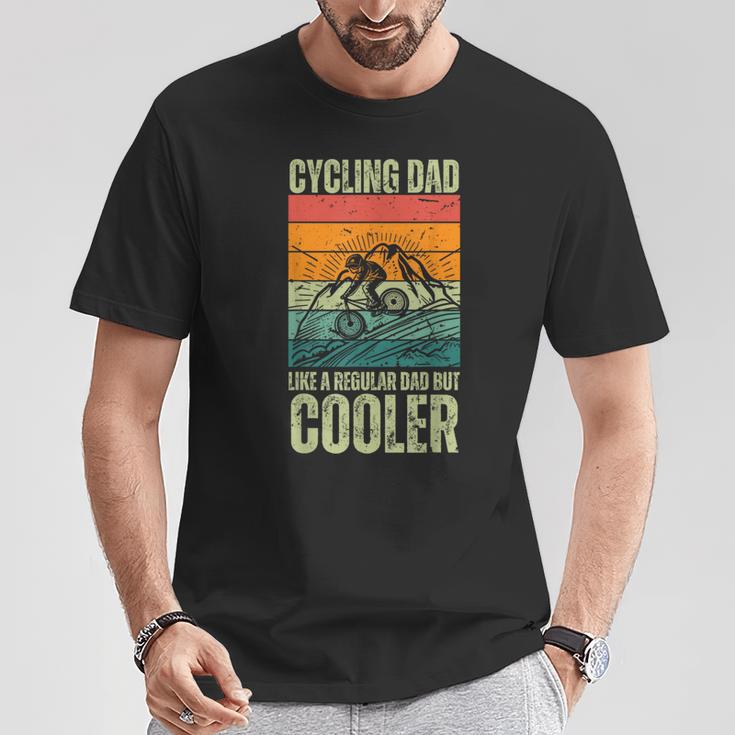Ciclismo Per Papà Uomini Ciclismo Motociclisti Bicicletta Rider Maglietta Regalos divertidos