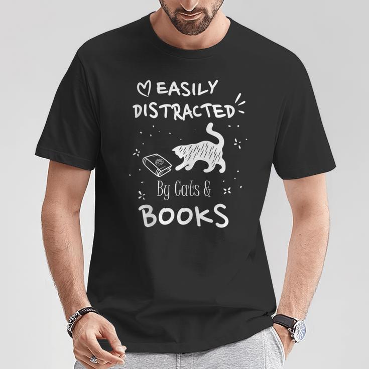 Coffee Cats And Books Ironic Kitty Literature T-Shirt Unique Gifts Coffee Cats And Books Ironic Kitty Literature T-Shirt Unique Gifts