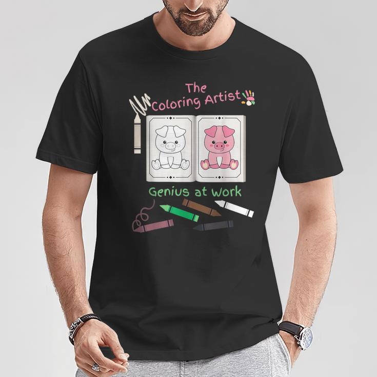 Coloring Book For Kids Ages 3 To 5 Color Inside The Lines T-Shirt Unique Gifts