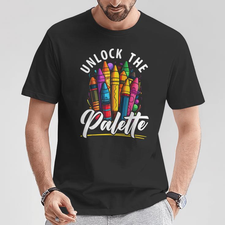 Coloring Book Lover Childrens Book Drawing Coloring Color T-Shirt Unique Gifts