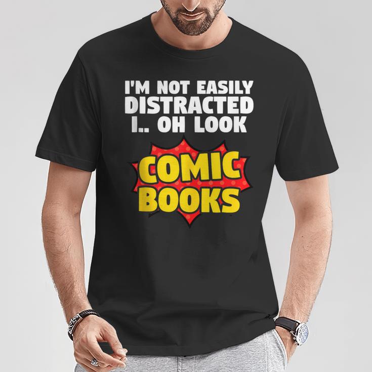 Comic Book Collector Comics Lover Comic Book Collecting T-Shirt Unique Gifts