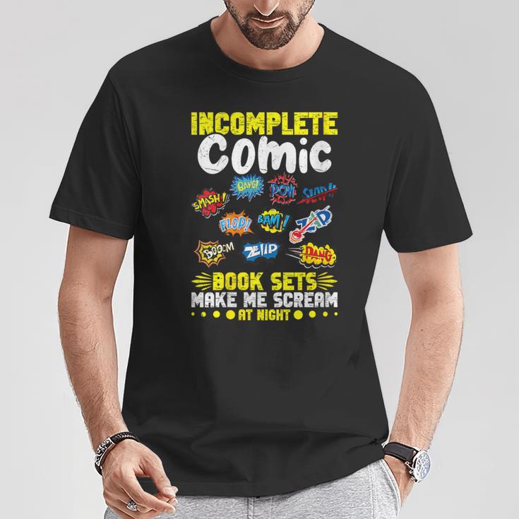 Comics Collector Gear Comic Book Collecting Comics Lover T-Shirt Unique Gifts