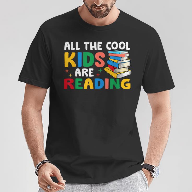 All The-Cool Kids Are Reading Teacher Book Lover Librarian T-Shirt Unique Gifts