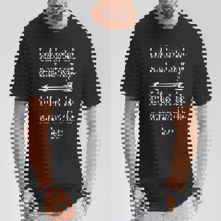 I Could Have Losto Much Weight Arrow In The Knee Tシャツ 面白い贈り物