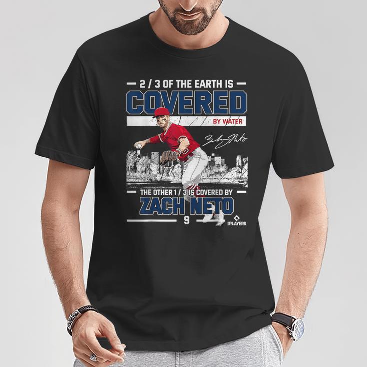 Covered Zach Neto Los Angeles Mlbpa Tシャツ 面白い贈り物