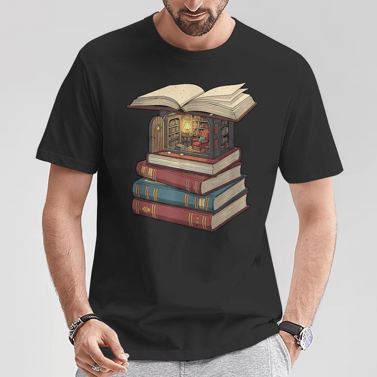 Cozy Reading Nook Between Books Book Lover Aesthetic T-Shirt Unique Gifts Cozy Reading Nook Between Books Book Lover Aesthetic T-Shirt Unique Gifts