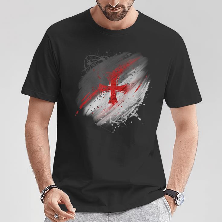 Croix De Chevalier Templier Croisades T-Shirt Cadeaux drôles