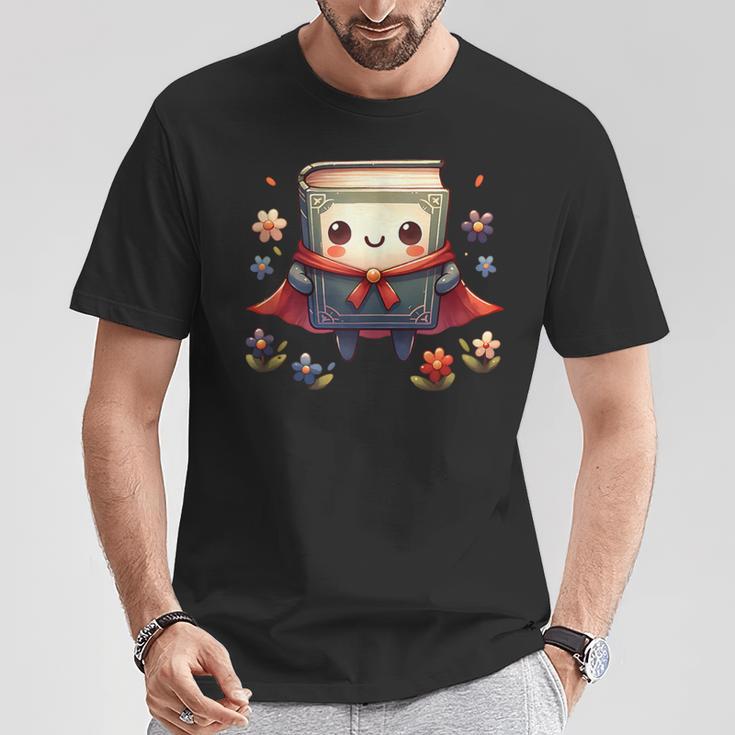 Cute Book Super Hero Reading Superhero T-Shirt Unique Gifts
