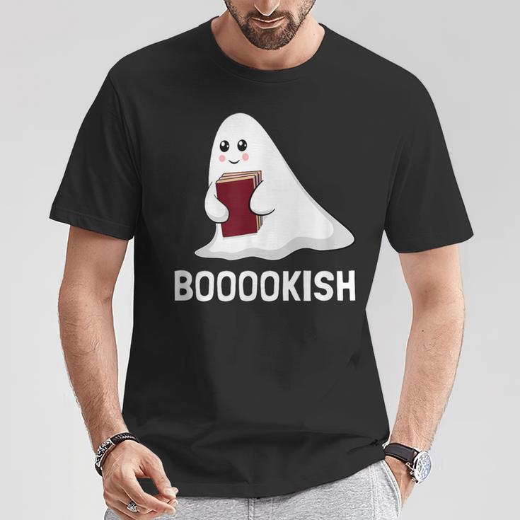 Cute Bookish Halloween Ghost Readers And Book Lovers T-Shirt Unique Gifts
