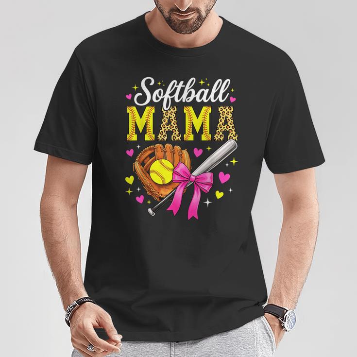 Cute Softball Mama Mother's Day Softball Mom Sports Player T-Shirt Unique Gifts
