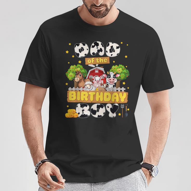 Dad And Mom Of The Birthday Boy Farm Family Matching Party T-Shirt Personalized Gifts Dad And Mom Of The Birthday Boy Farm Family Matching Party T-Shirt Personalized Gifts