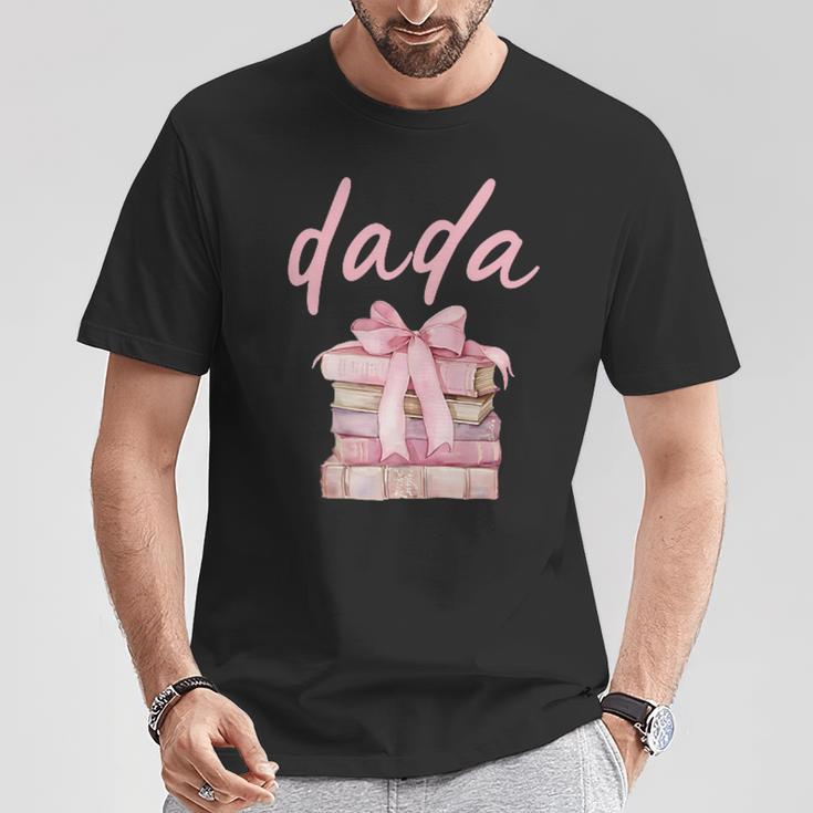 Dada Book First Chapter Birthday Girl Coquette Bow Matching T-Shirt Unique Gifts