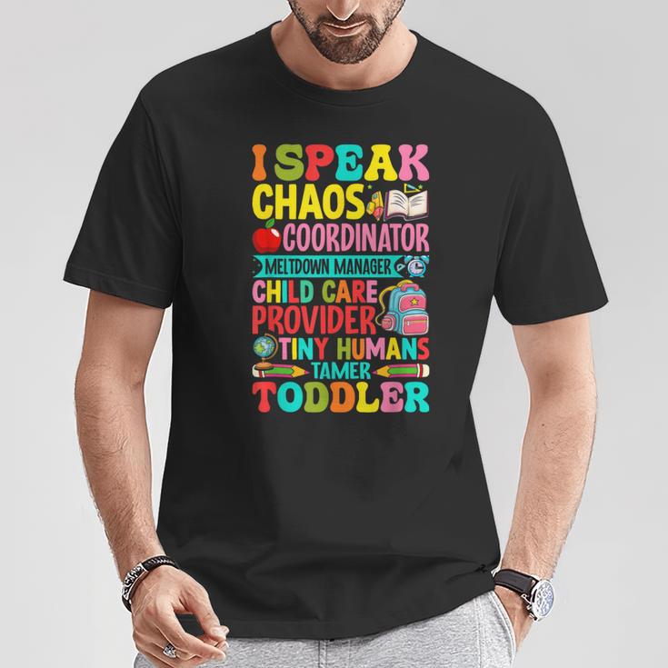 Daycare Teacher Ipeak Toddler Preschool Kindergarten Tシャツ 面白い贈り物