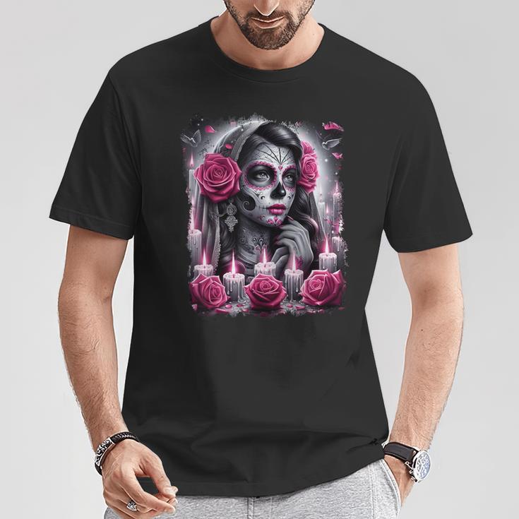 Dia De Los Muertos Mexicos Morts Hommes S T-Shirt Cadeaux drôles