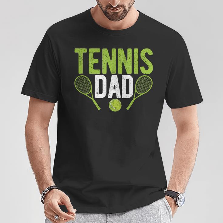 Divertente Papàportivo Giocatore Allenatore Fan Festa Del Papà Tennis Papà Maglietta Regalos divertidos